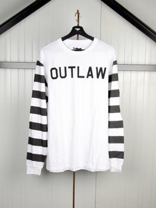 N.O.S. Outlaw L/S White T-Shirt