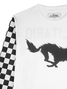 Wolf Checkered Sleeves MX Heavy Duty Jersey