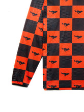 Load image into Gallery viewer, N.O.S. Wolf Checkers Orange MX Heavy Duty Jersey
