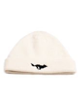 Load image into Gallery viewer, El Solitario El Solitario Cashmere Beanie Hat Ecru. Front 

