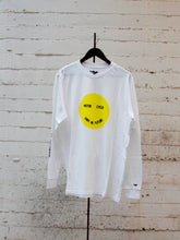 Load image into Gallery viewer, N.O.S. Smiley White Long Sleeve T-Shirt
