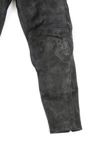 Women's Rascal Leather Motorcycle Pants Black
