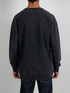 El Solitario WTF Black sweatshirt. Model Back