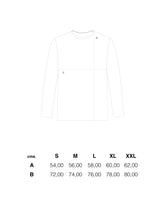 Load image into Gallery viewer, El Solitario Smiley Black Long Sleeve T-Shirt. Size Chart
