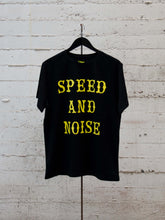 Load image into Gallery viewer, N.O.S. Speed and Noise Black T-Shirt
