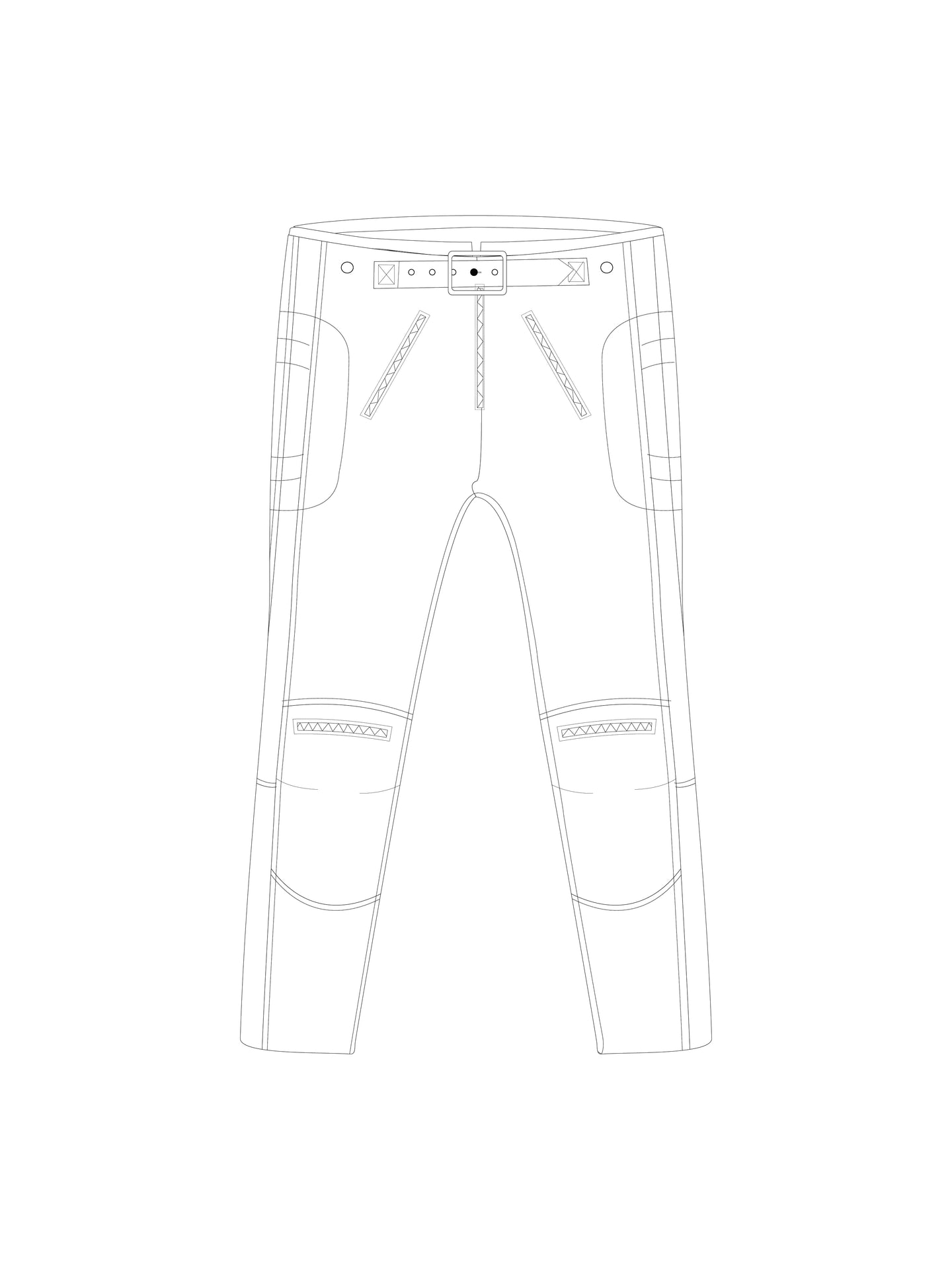Bespoke Rascal Leather Motorcycle Pants